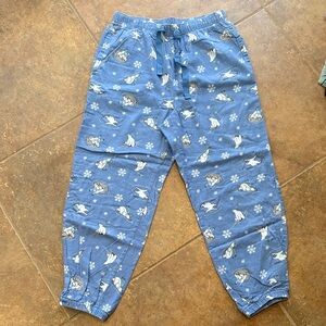 Old Navy Blue Women’s Pajama Bottoms with Fun Print. NWOT!!